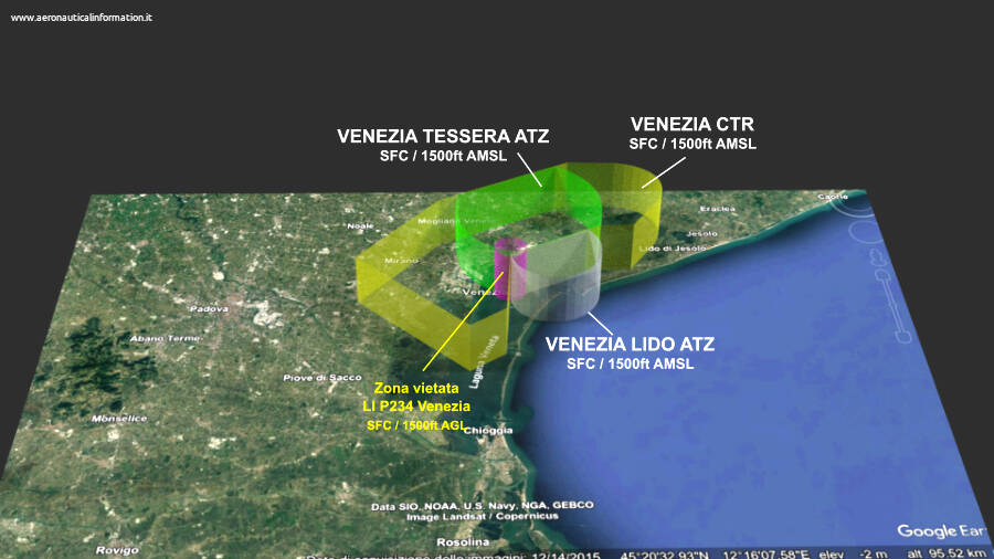 La Control Zone di Venezia Aeronautical Information