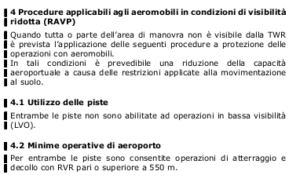 Informazioni aeronautiche di Rimini