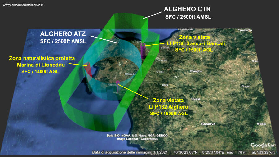 La CTR di Alghero